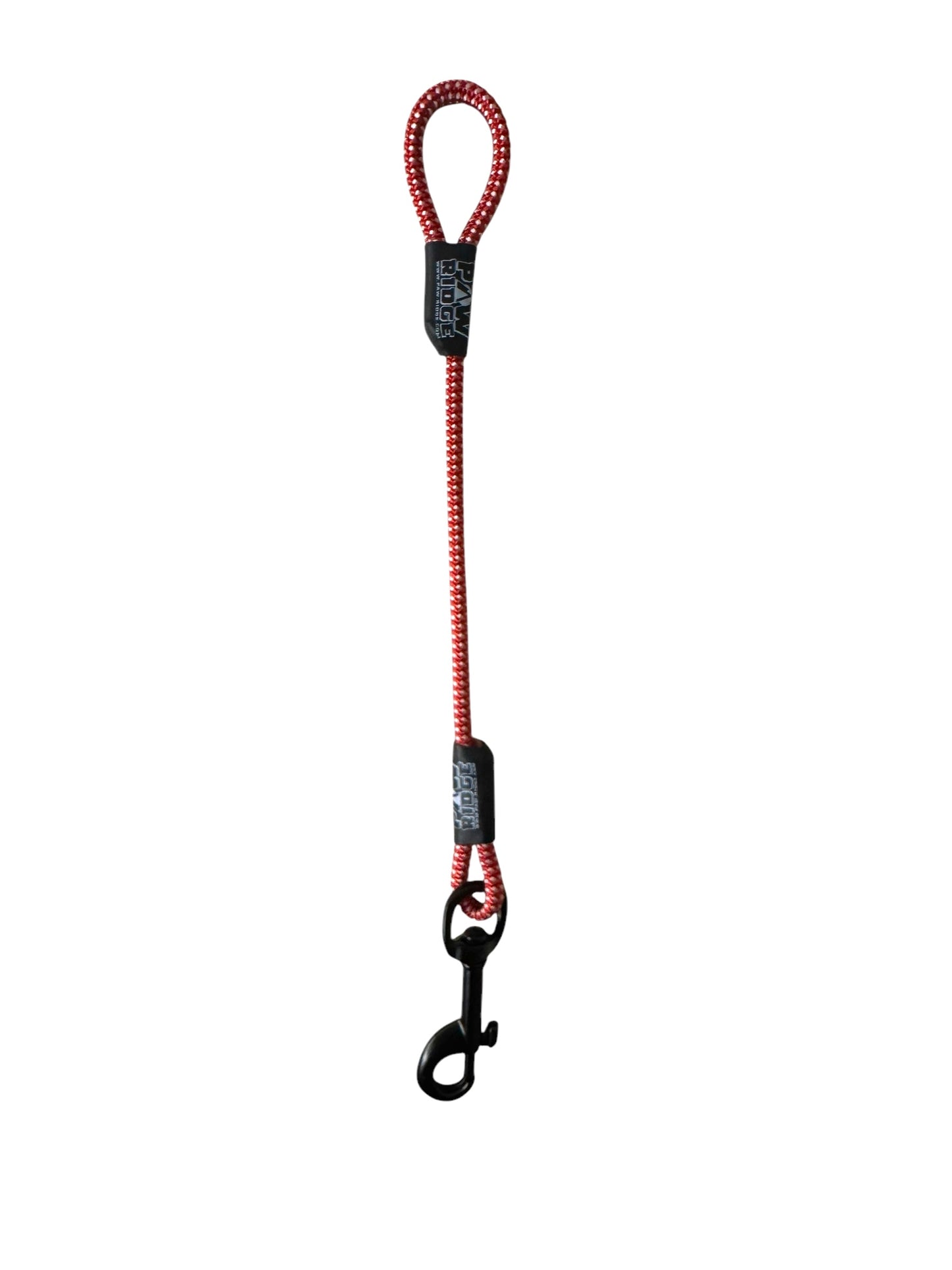 PAW RIDGE FIG-8. Figure of 8 Anti-Pull Dog Lead (Black, 1.5m) FREE safety linkage incl.