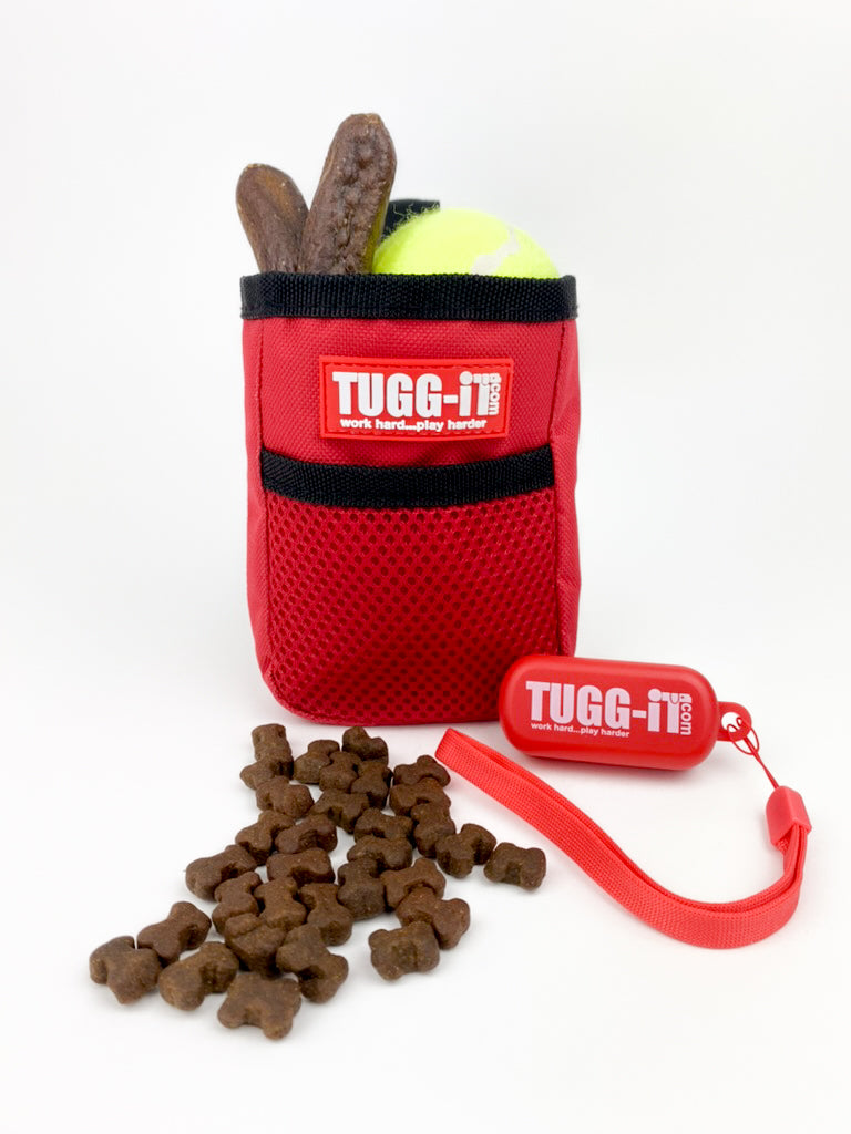 TUGG-IT Dog Training Treat Pouch (Red)