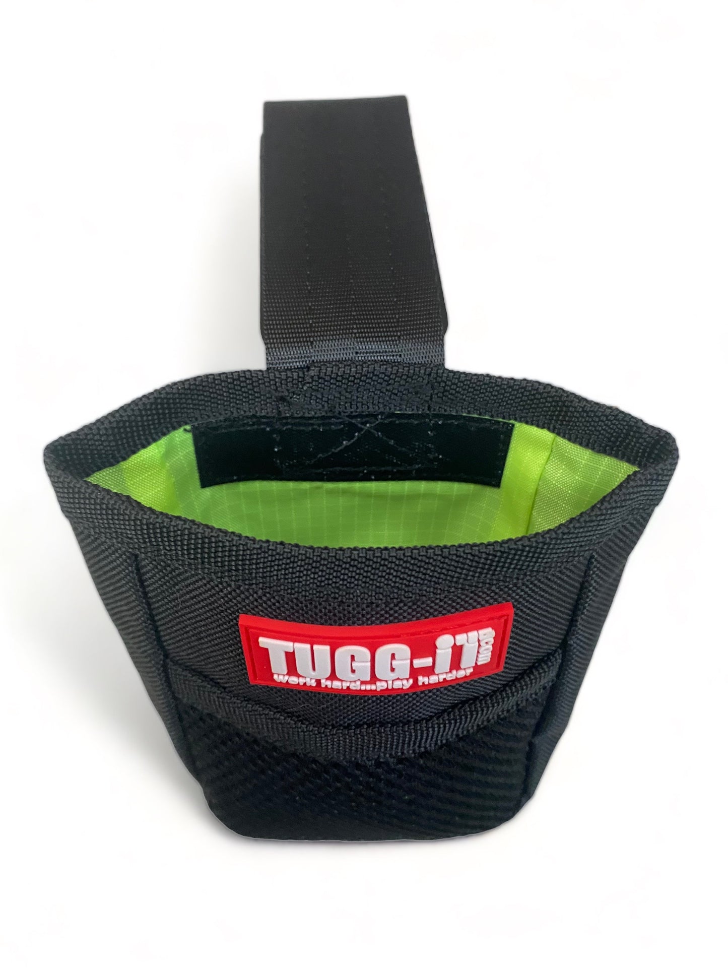 TUGG-IT Dog Training Treat Pouch (Black) NEW IMPROVED DESIGN 2024