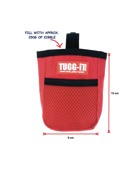 TUGG-IT Dog Training Treat Pouch (Red)